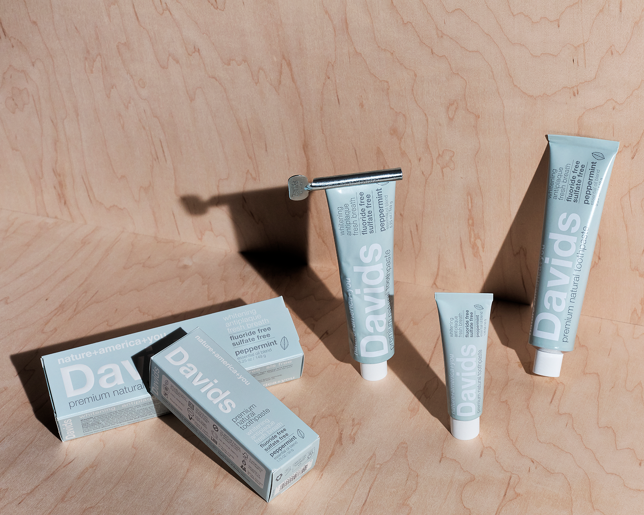 Davids premium toothpaste / peppermint