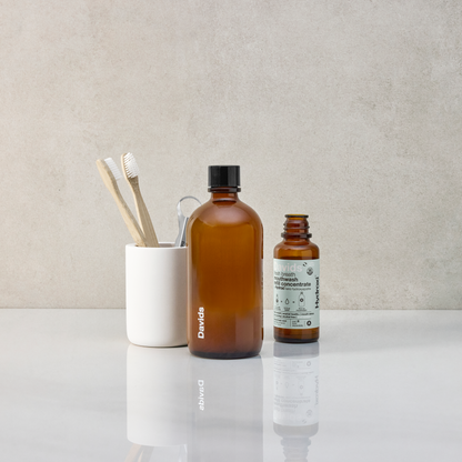 Davids Hydroxi™ fresh breath mouthwash / natural fresh mint / refill kit