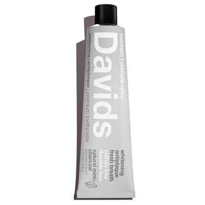 Davids premium toothpaste / charcoal+peppermint