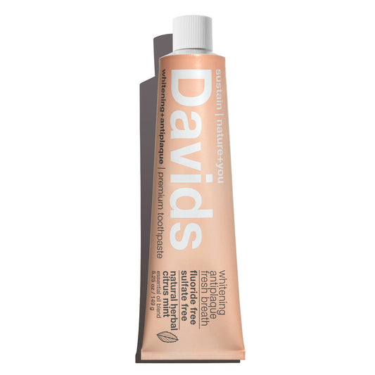 Davids premium toothpaste / herbal citrus peppermint