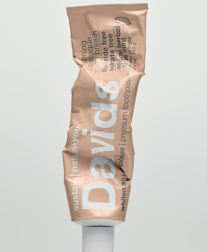 Davids premium toothpaste / herbal citrus peppermint