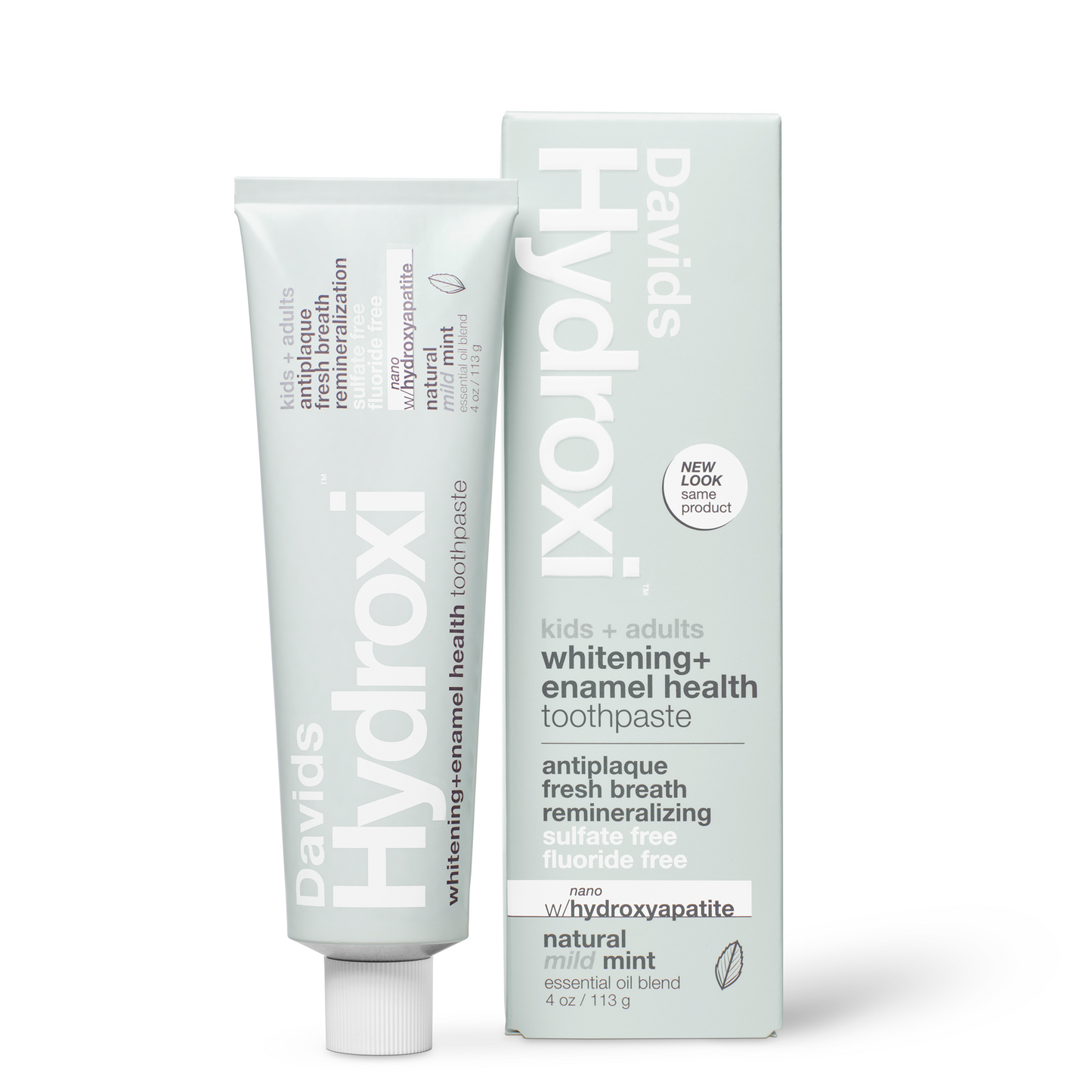 Davids Hydroxi™ kids + adults nano hydroxyapatite premium toothpaste / mild mint