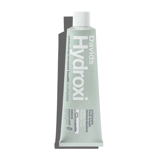 Davids Hydroxi™ balinamoji dantų pasta su nano hidroksiapatitu, pipirmėtės skonio, be pakuotės.