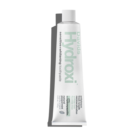 Davids Hydroxi™ sensitive+whitening nano hydroxyapatite premium toothpaste / peppermint