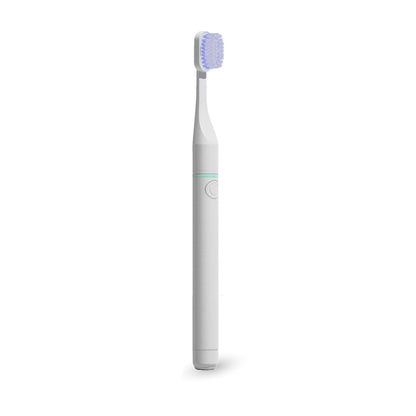 Bioelektrinis dantų šepetėlis Tromatz Pro, baltame fone.